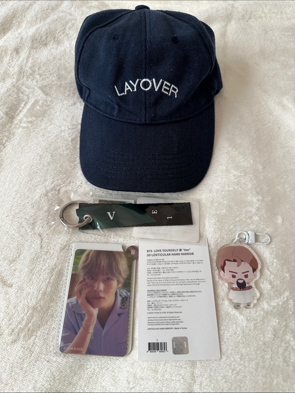 BTS V Kim Taehyung Mirror and Keyring
